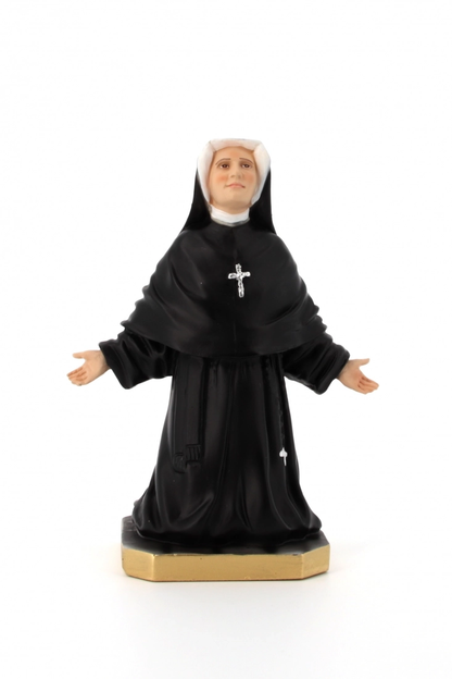 Statua Santa Faustina Kowlaska 22 cm in Resina Piena
