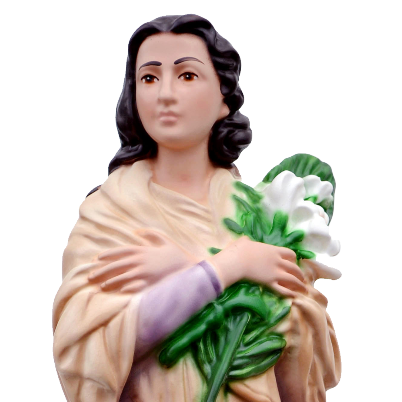 Statua Santa Maria Goretti 30 cm in Resina Piena