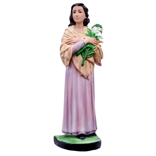 Statua Santa Maria Goretti 30 cm in Resina Piena