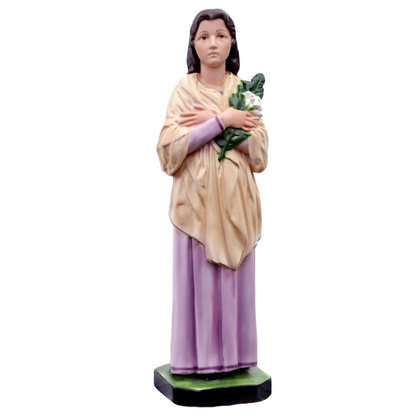 Statua Santa Maria Goretti 40 cm in Resina