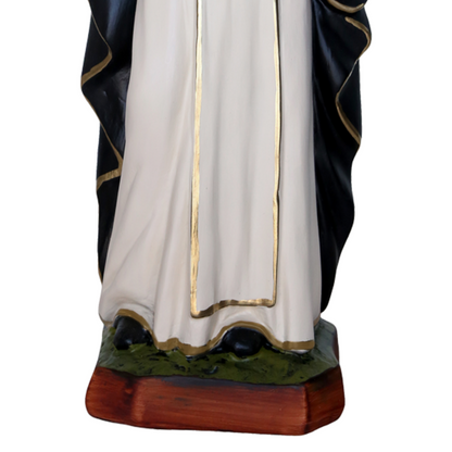Statua San Domenico Guzman 40 cm in Resina