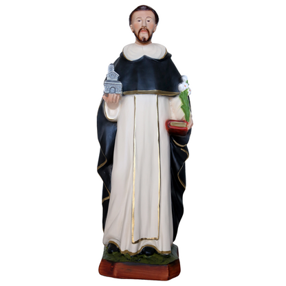 Statua San Domenico Guzman 40 cm in Resina