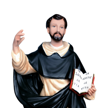 Statua San Domenico Guzman 55 cm in Resina
