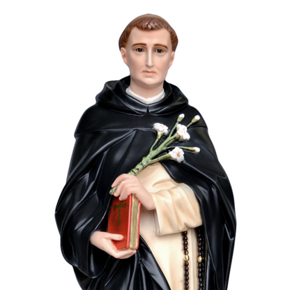 Statua San Domenico Guzman 80 cm in Resina