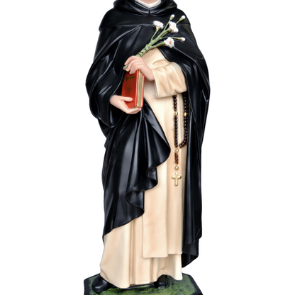 Statua San Domenico Guzman 80 cm in Resina