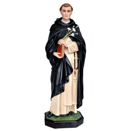 Statua San Domenico Guzman 80 cm in Resina