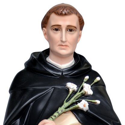 Statua San Domenico Guzman 80 cm in Resina