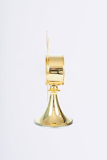 Mini Ostensorio in Ottone Dorato