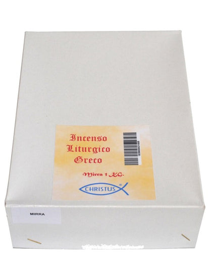 Incenso Liturgico Greco in Grani Essenza "Mirra" Confezione 1 Chilo