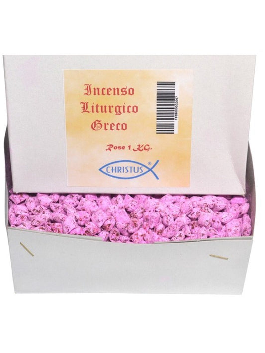 Incenso Liturgico Greco in Grani Essenza "Rose" Confezione 1 Chilo