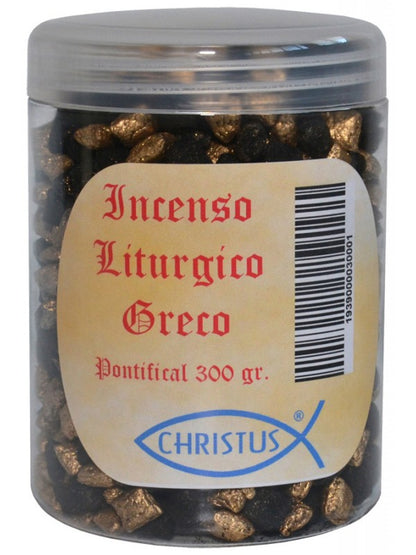 Incenso Liturgico Greco in Grani Essenza "Pontificale" Confezione 300 grammi