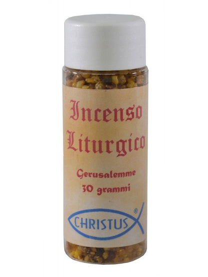 Incenso Liturgico in Grani Essenza "Gerusalemme" Barattolo 30 grammi