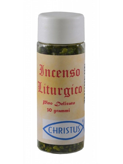 Incenso Liturgico in Grani Essenza "Pino Delicato" Barattolo 30 grammi