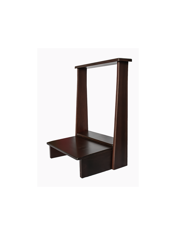 Inginocchiatoio in Legno Pieghevole Color Noce