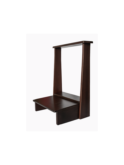 Inginocchiatoio in Legno Pieghevole Color Noce