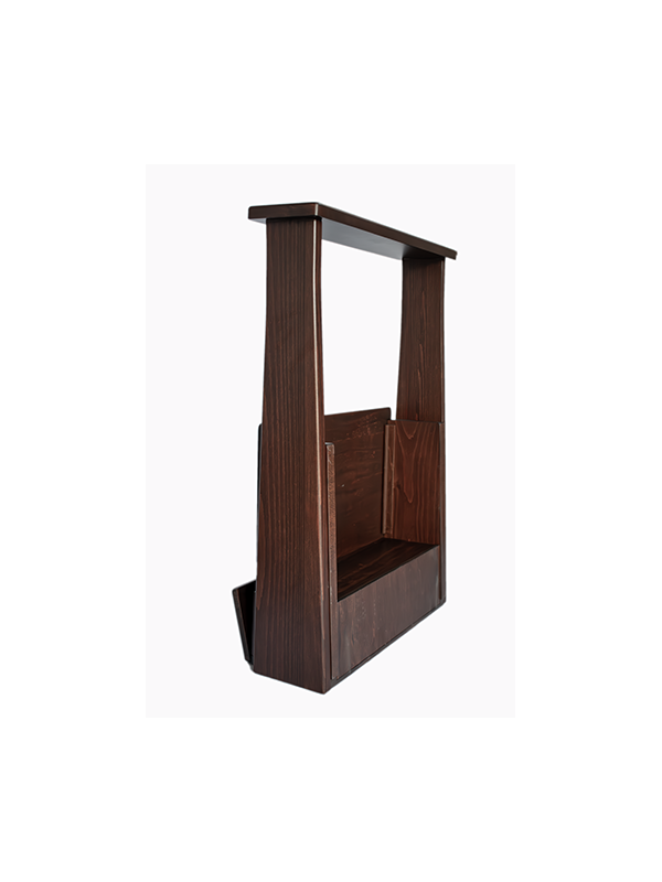 Inginocchiatoio in Legno Pieghevole Color Noce