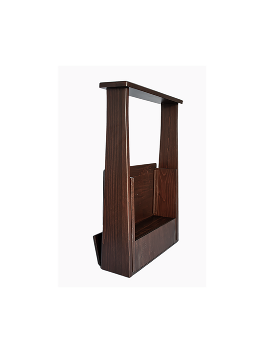 Inginocchiatoio in Legno Pieghevole Color Noce