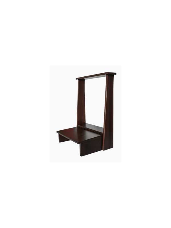 Inginocchiatoio in Legno Pieghevole Color Noce