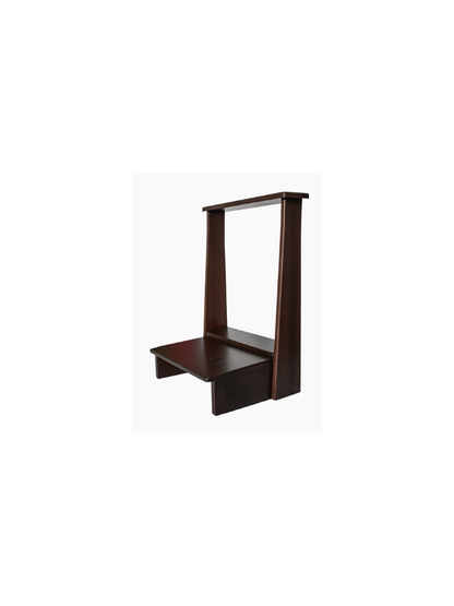Inginocchiatoio in Legno Pieghevole Color Noce