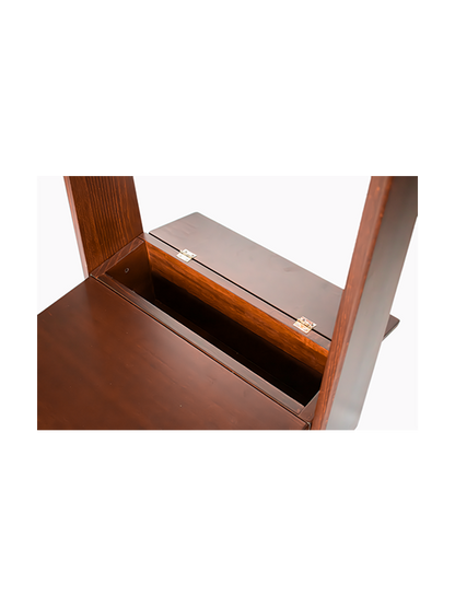 Inginocchiatoio in Legno Pieghevole Color Noce