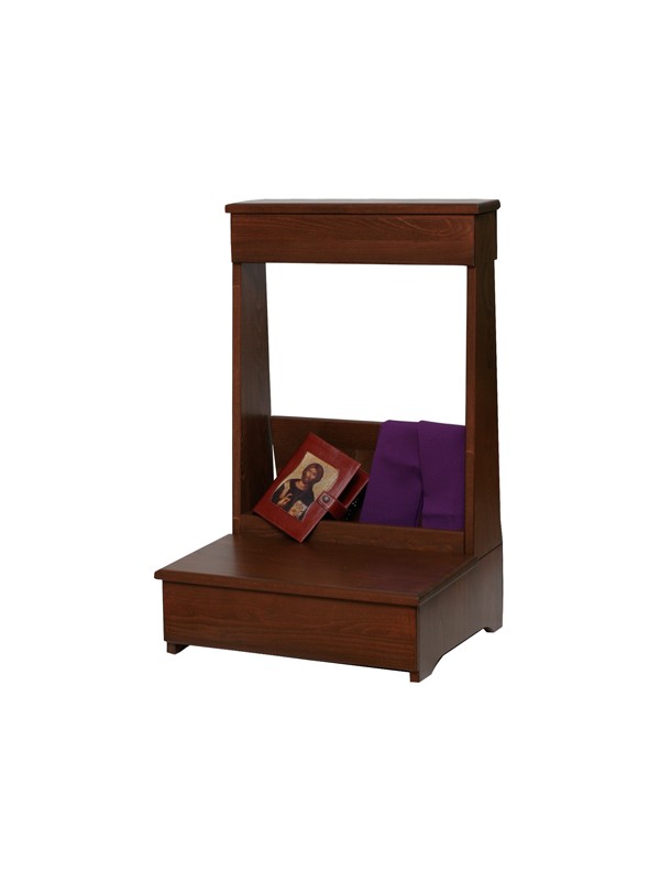 Inginocchiatoio in Legno di Faggio con Cassetto