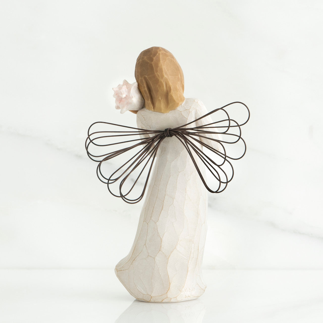 Statuetta Willow Tree 26131 Angelo Pensando a Te 13.5 Centimetri