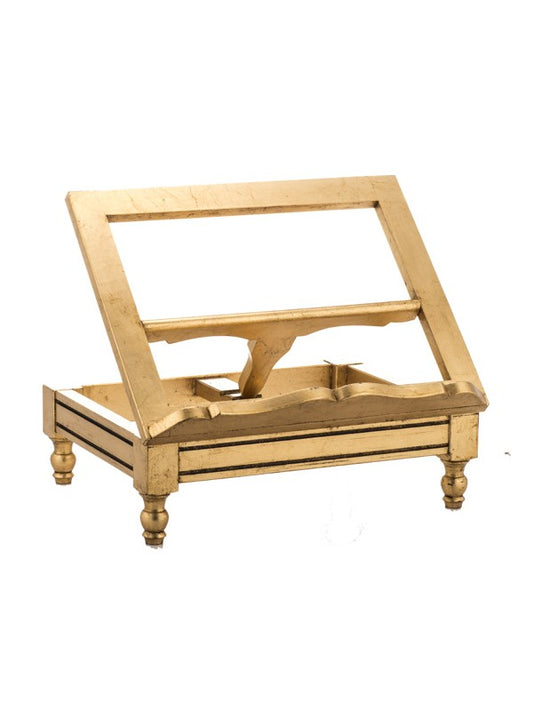 Leggio da Altare in Legno con Decoro Foglia Oro 35x40 Centimetri