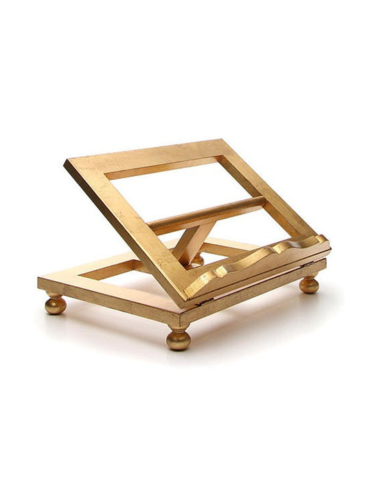 Leggio da Altare in Legno Decoro Foglia Oro 35x40 Centimetri