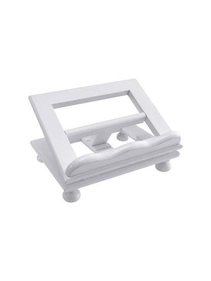 Leggio da Tavolo in Legno Bianco 20x25 Centimetri