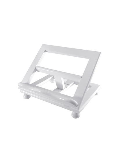 Leggio da Tavolo in Legno Bianco 25x30 Centimetri