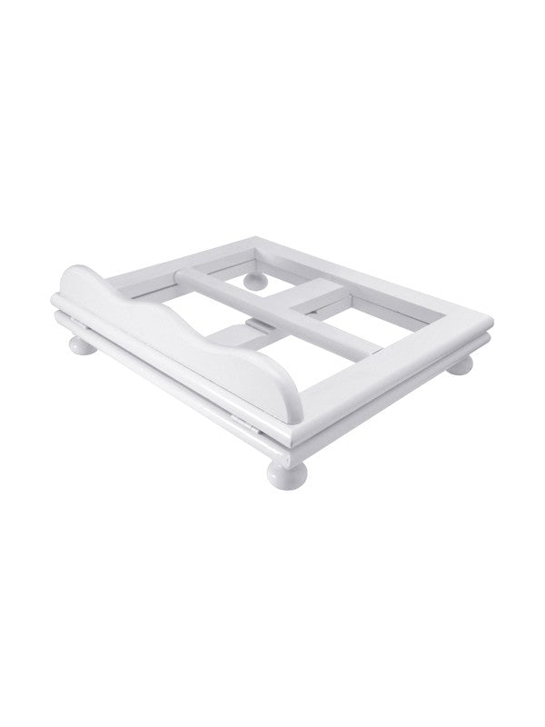 Leggio da Tavolo in Legno Bianco 30x35 Centimetri