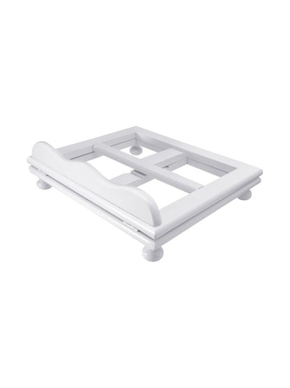 Leggio da Tavolo in Legno Bianco 30x35 Centimetri