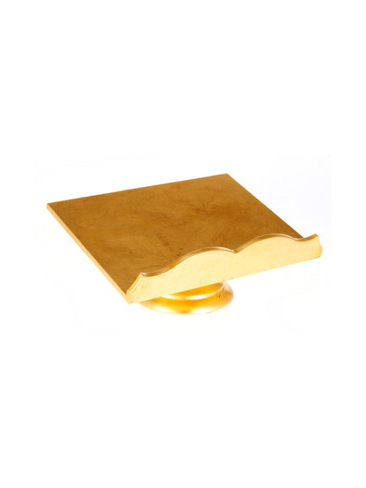 Leggio Girevole in Legno Decoro Foglia Oro 39x29,5 Centimetri