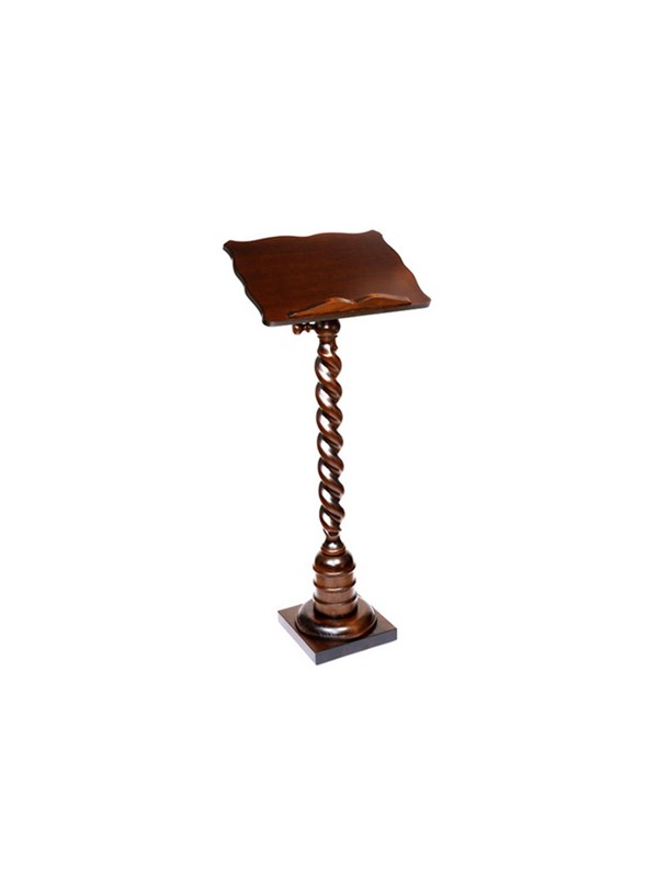 Leggio a Colonna in Legno Altezza 130 Centimetri