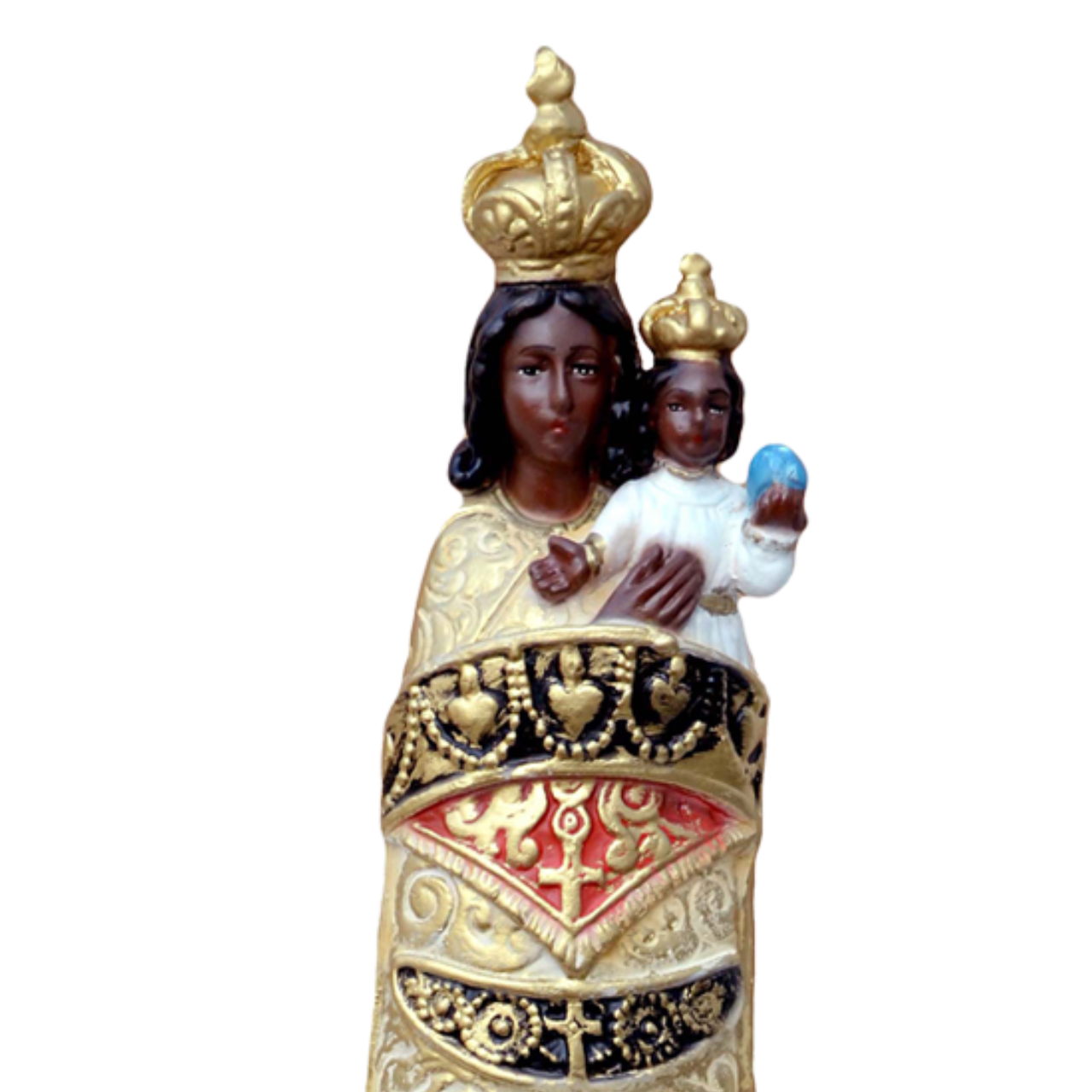 Statua Madonna Loreto 30 cm in Resina Piena