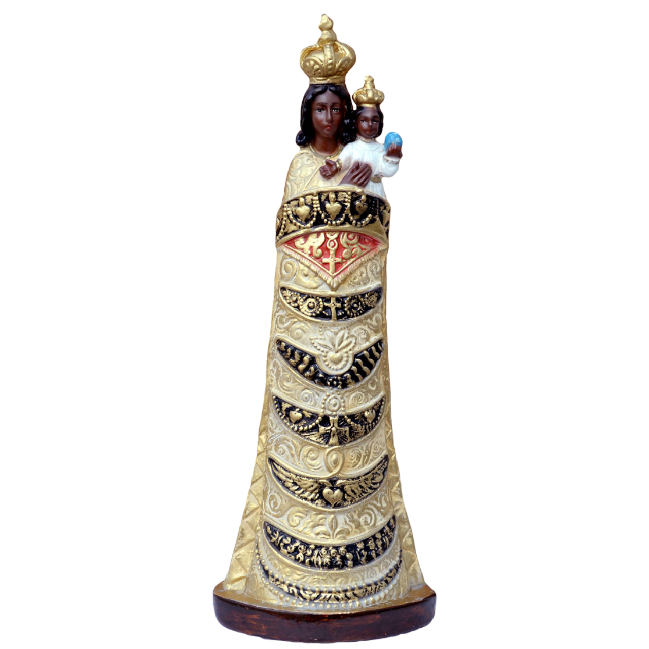 Statua Madonna Loreto 30 cm in Resina Piena