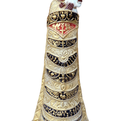 Statua Madonna Loreto 30 cm in Resina Piena