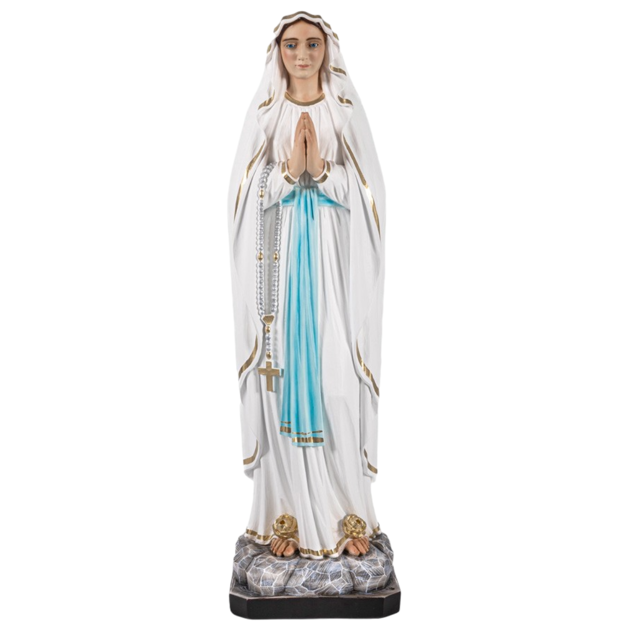 Statua Madonna Lourdes 100 cm in Resina