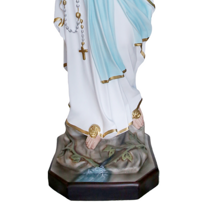 Statua Madonna Lourdes 105 cm in Resina