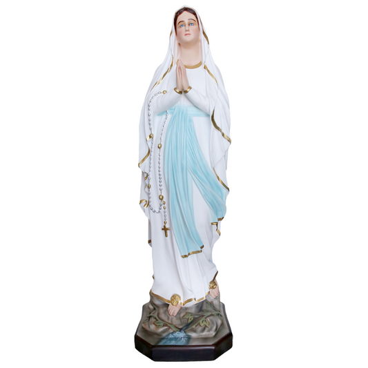 Statua Madonna Lourdes 105 cm in Resina