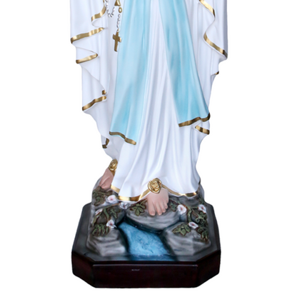 Statua Madonna Lourdes 130 cm in Resina