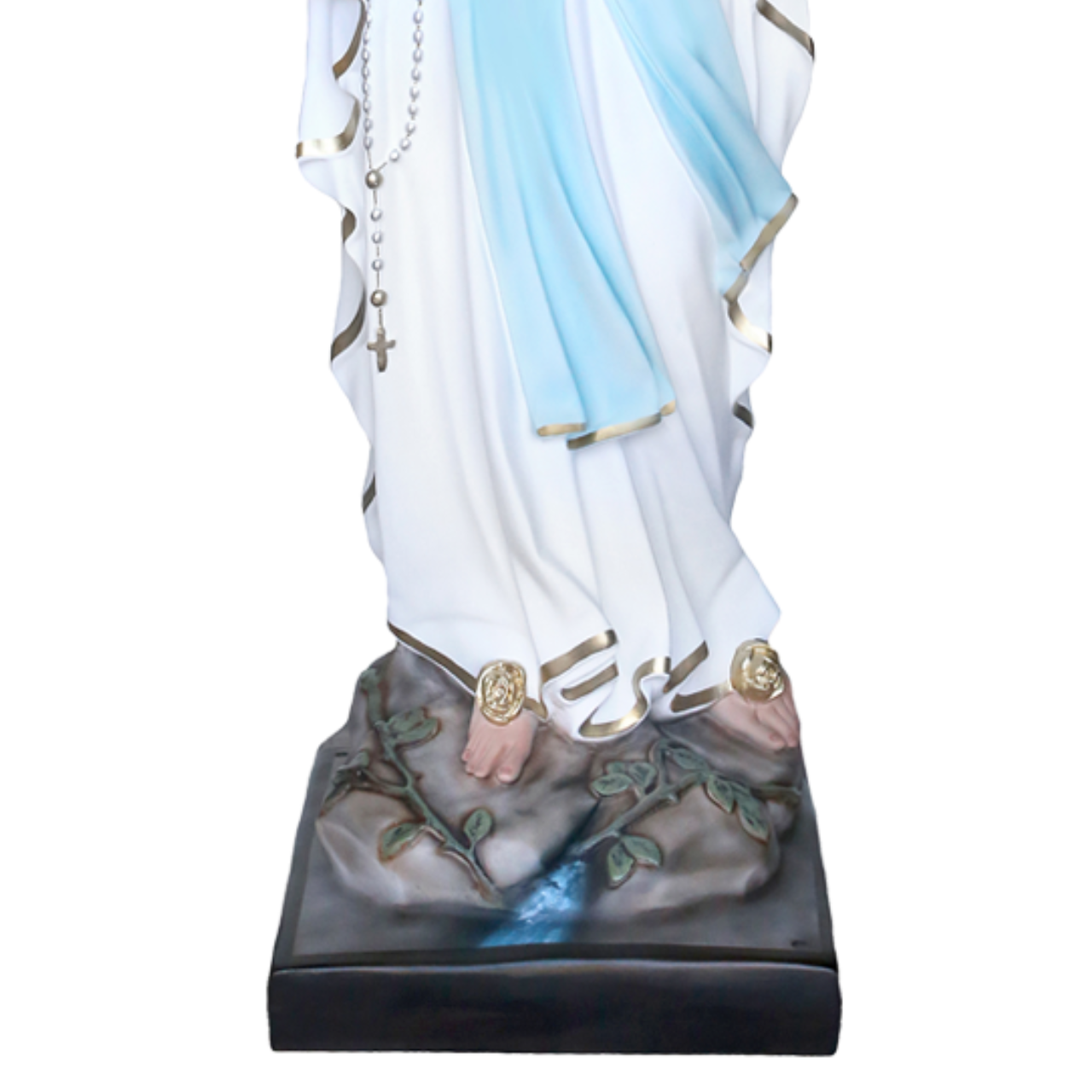 Statua Madonna Lourdes 155 cm in Vetroresina