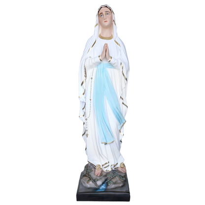 Statua Madonna Lourdes 155 cm in Vetroresina
