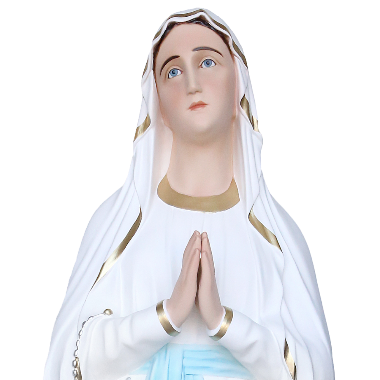 Statua Madonna Lourdes 155 cm in Vetroresina