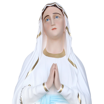 Statua Madonna Lourdes 155 cm in Vetroresina