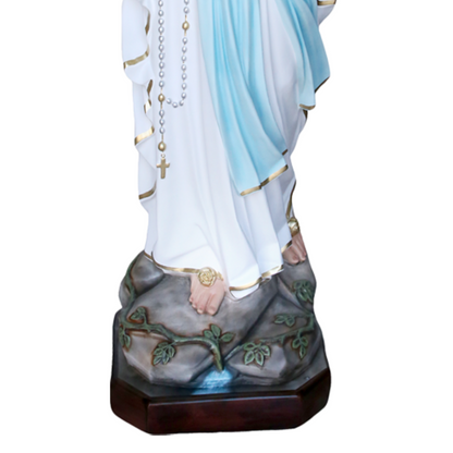 Statua Madonna Lourdes 180 cm in Vetroresina