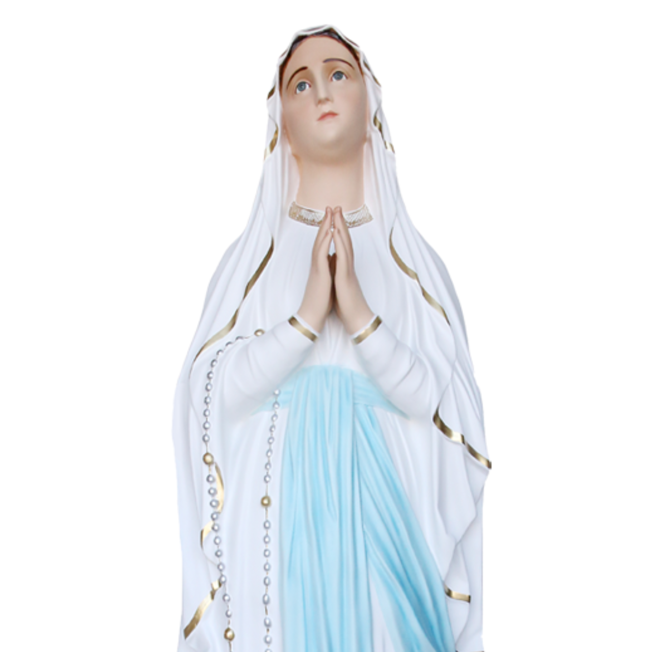 Statua Madonna Lourdes 180 cm in Vetroresina
