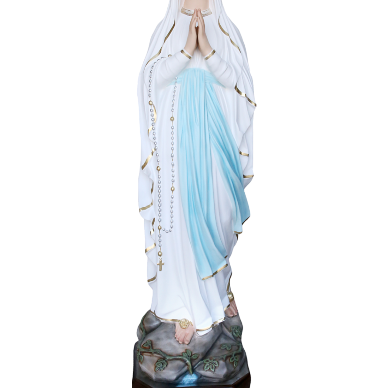 Statua Madonna Lourdes 180 cm in Vetroresina