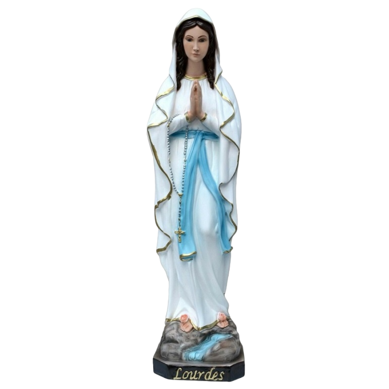 Statua Madonna Lourdes 40 cm in Resina