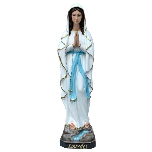 Statua Madonna Lourdes 40 cm in Resina